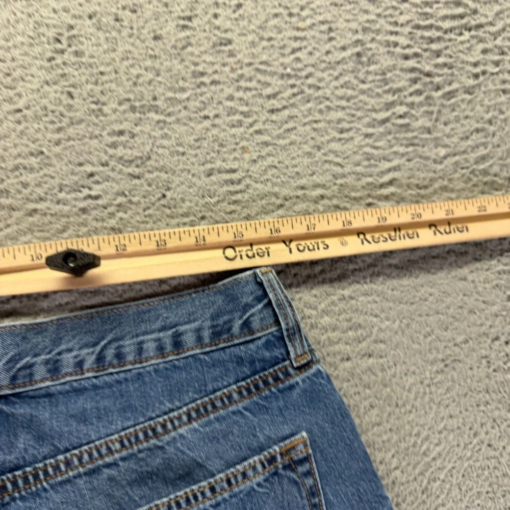 Old Navy Jeans Mens 32x34 Blue Cotton Denim Straight Leg Loose Workwear Faded